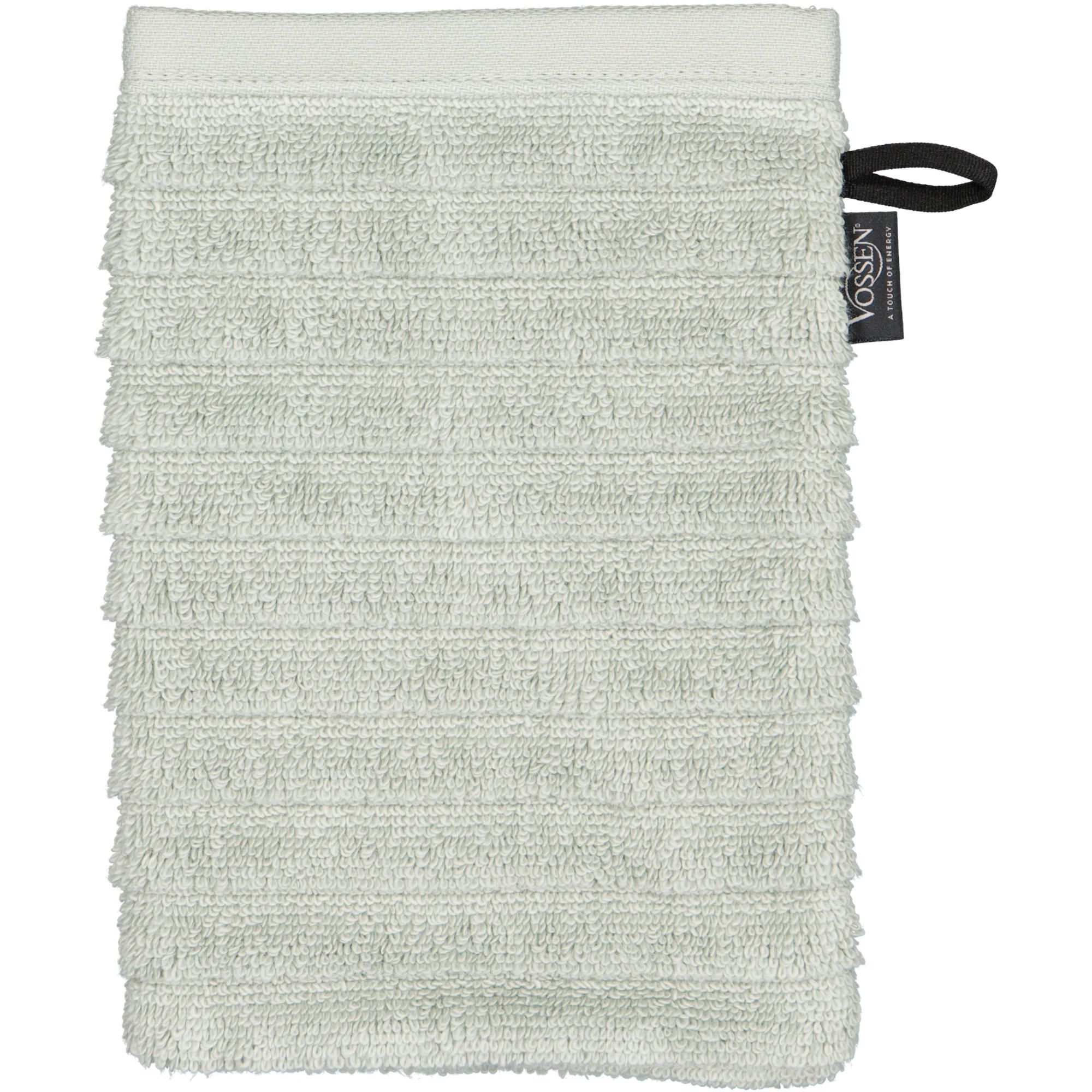 Vossen Waschlappen Grau 16x22 cm
