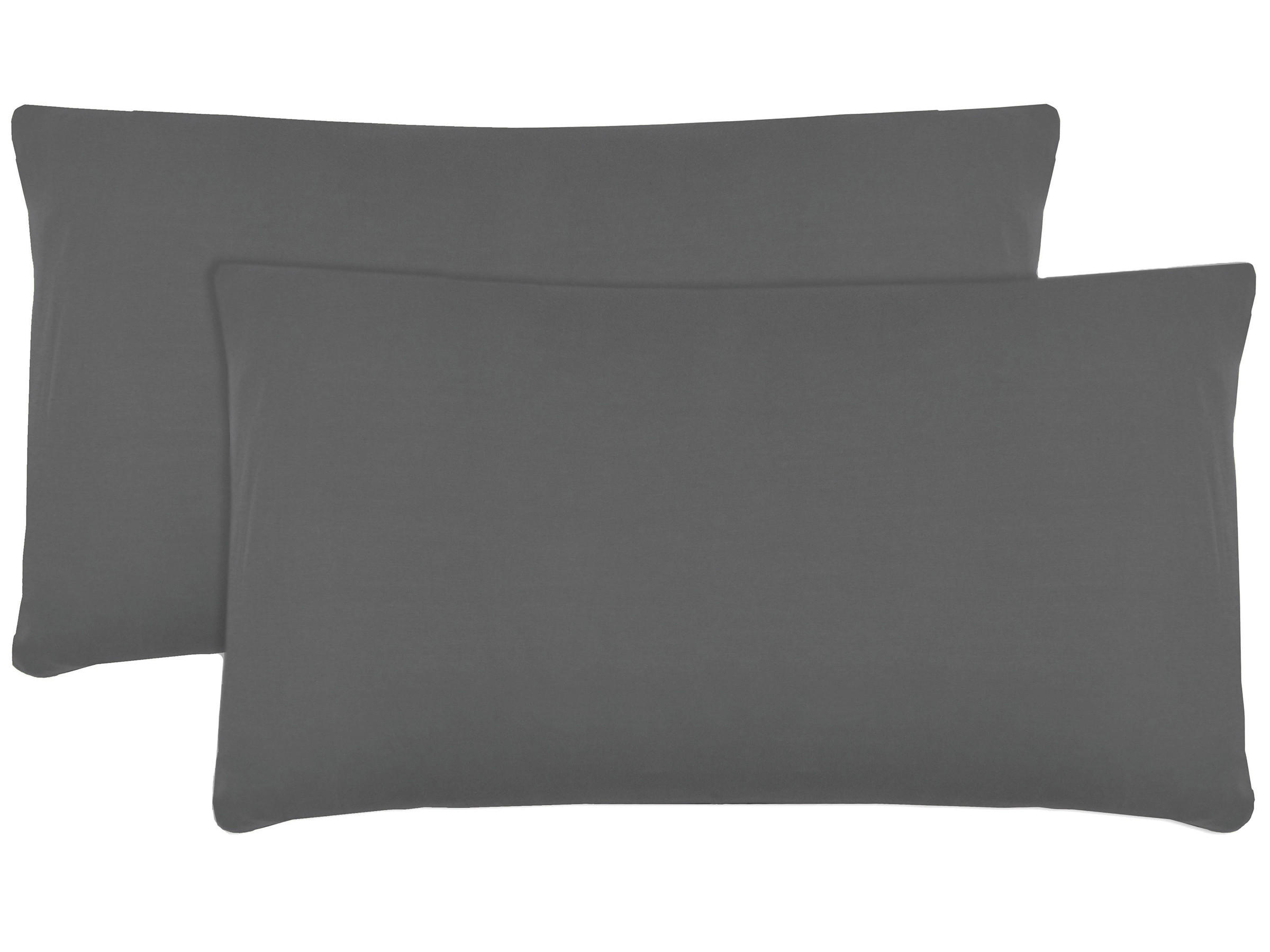 KISSENBEZUG, 2er-Set, 40x80 cm, 100% Baumwolle, Grau - Anthrazit, Textil (40/80cm) - Zollner