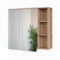 ZRCADLOVÁ SKŘÍŇKA Karen Sonoma/antracit - Sonoma dub/antracitová, kompozitní dřevo (80/75/20cm) - Vicco