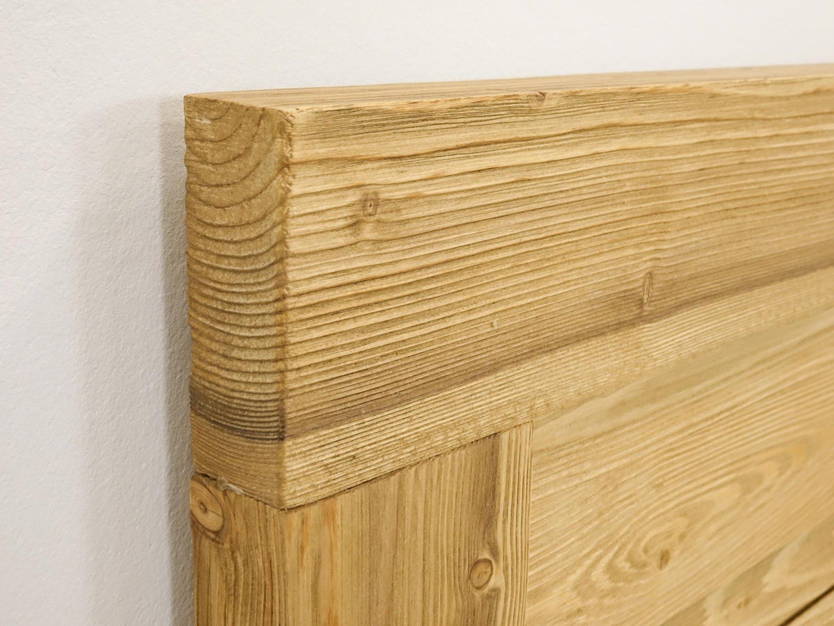 BETT aus Massivholz MIDLAND - Honig, Holz (90/200cm) - Seart