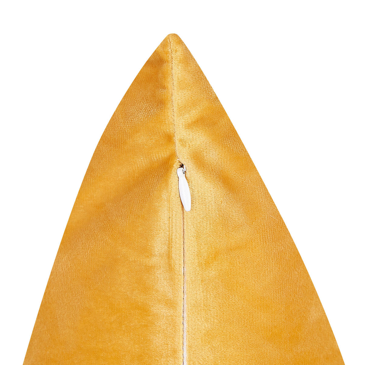 DEKOKISSEN 2er-Set Senfgelb 45/45 cm Marula - Dunkelgelb, Textil (45/45cm) - Beliani