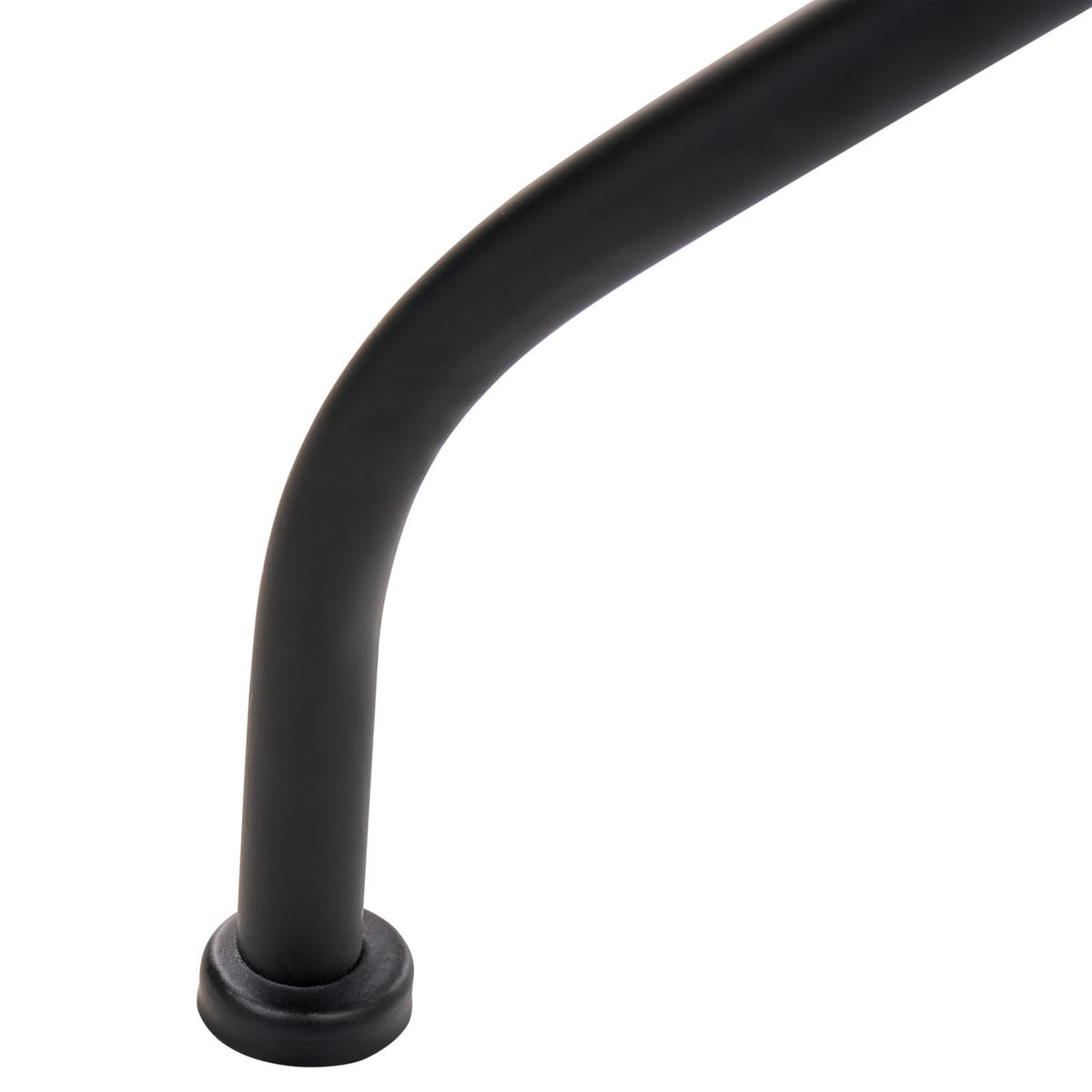 BISTROTISCH 60/60 cm Metall Weiß/Blau Sirolo - Blau/Schwarz, Metall (60/60/71cm) - Beliani