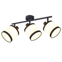 DECKENSTRAHLER Chapman Ⅲ 3-flammig 41/12/18 cm - Schwarz, Metall (41/12/18cm) - Nettlife