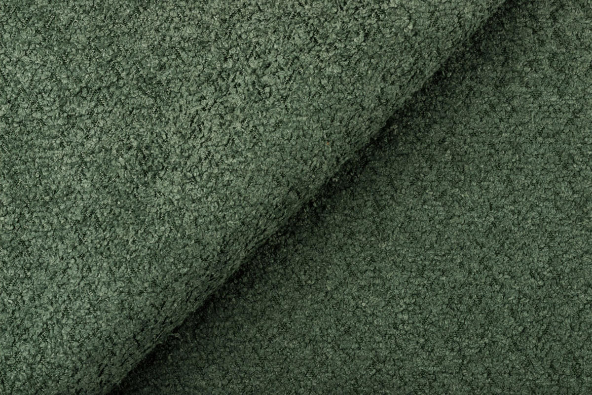 SOFA FEBE 2-Sitzer, olivgrün - Schwarz/Olivgrün, Holz/Textil (160/82/96cm) - Courtois Laville