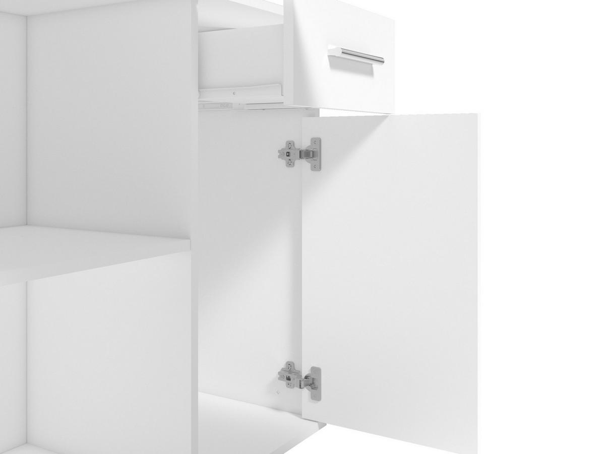 SCHREIBTISCH Weiß 130/93/77,6 - Weiß, Holzwerkstoff (78/130/93cm) - RAUMHIRSCH FURNITURE