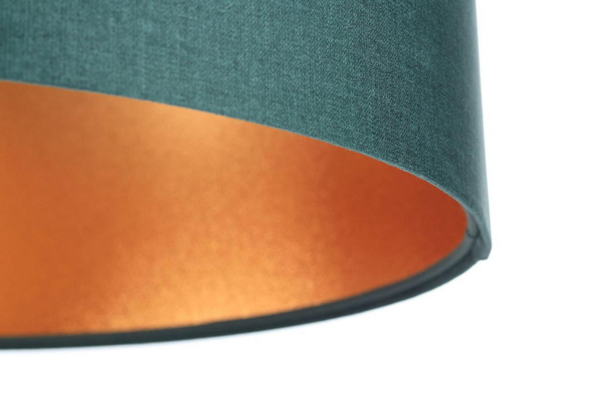 HÄNGELEUCHTE Grün 50/25 cm - Goldfarben/Grün, Kunststoff (50/0.8/25cm) - ONZENO