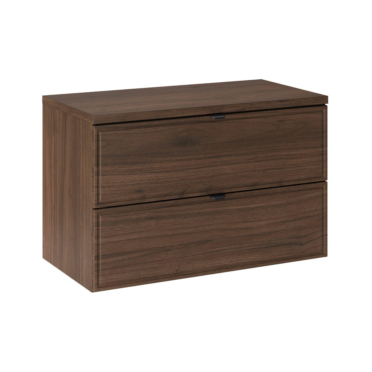 BADMÖBEL 80cm Elias 2er-Set Holz - Braun, Holzwerkstoff (80/52.2/46cm) - Petits-meubles