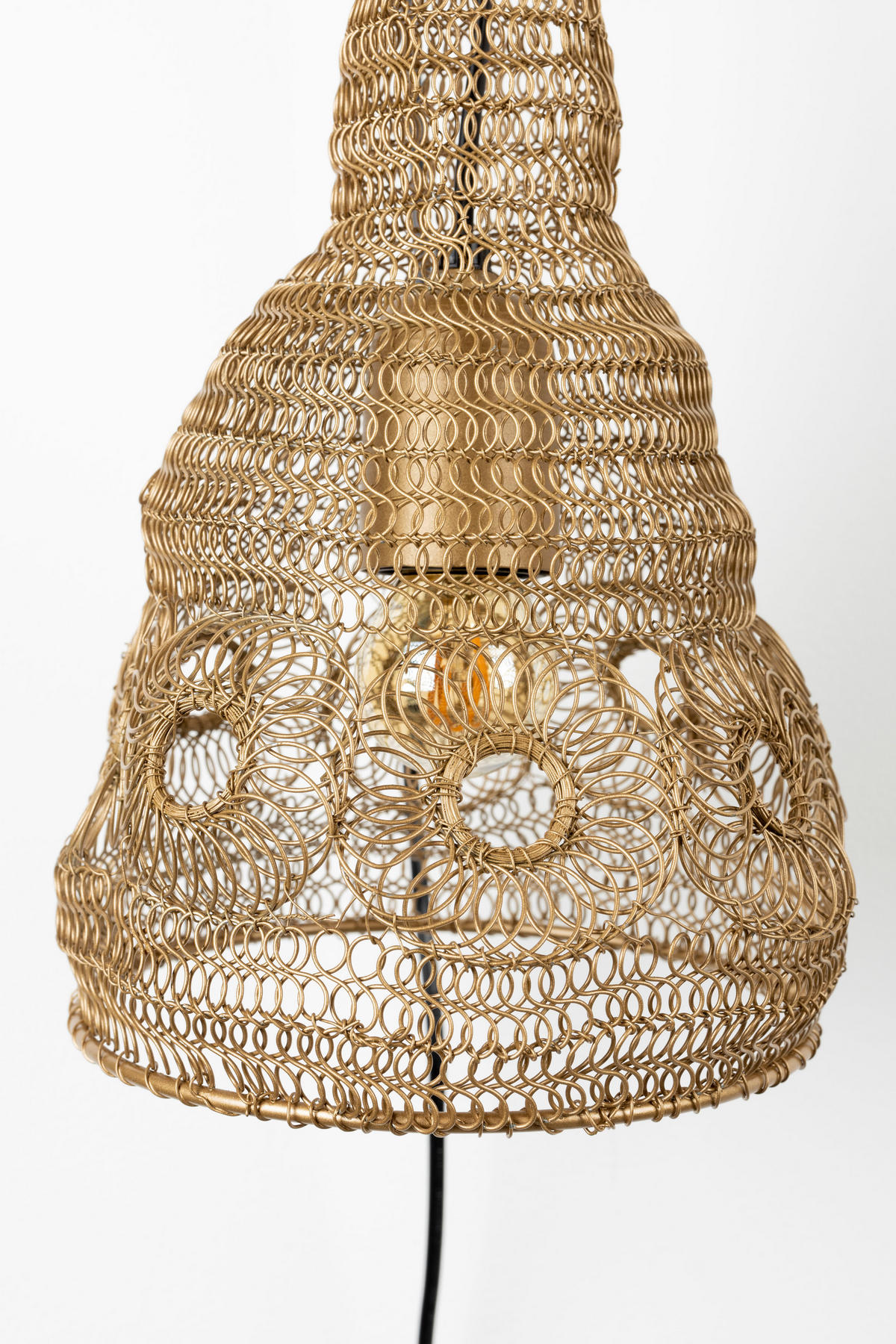WANDLEUCHTE Fraaie - Gold - 18/17/47 cm - Goldfarben, Metall (17/47/18cm) - Novel