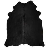 TEPPICH Echtes Rindsleder Schwarz 150/170 Cm - Schwarz, Leder (150/170cm) - vidaXL