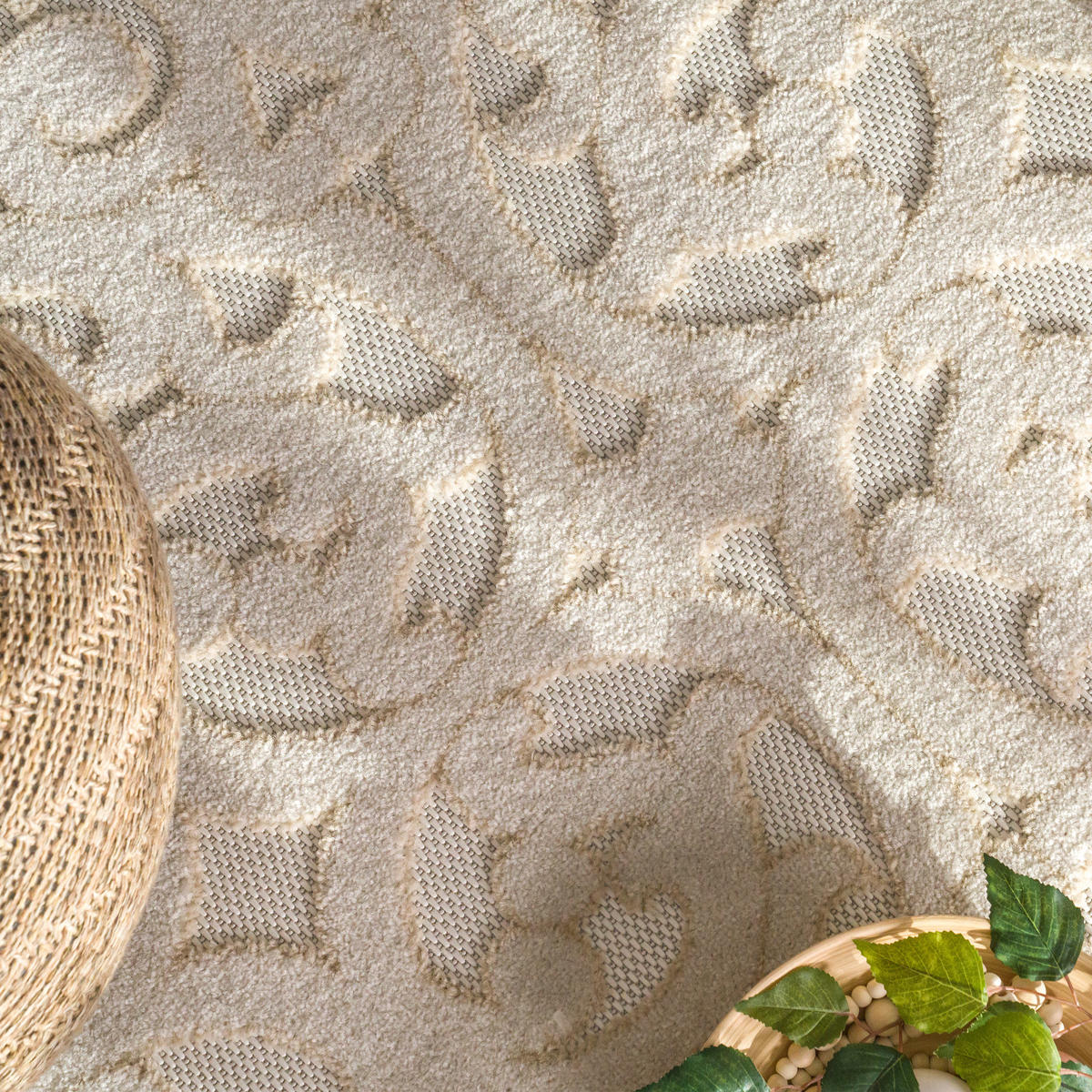 OUTDOORTEPPICH 60/100 cm Cotton 234 - Creme, Textil (60/100cm) - Paco Home