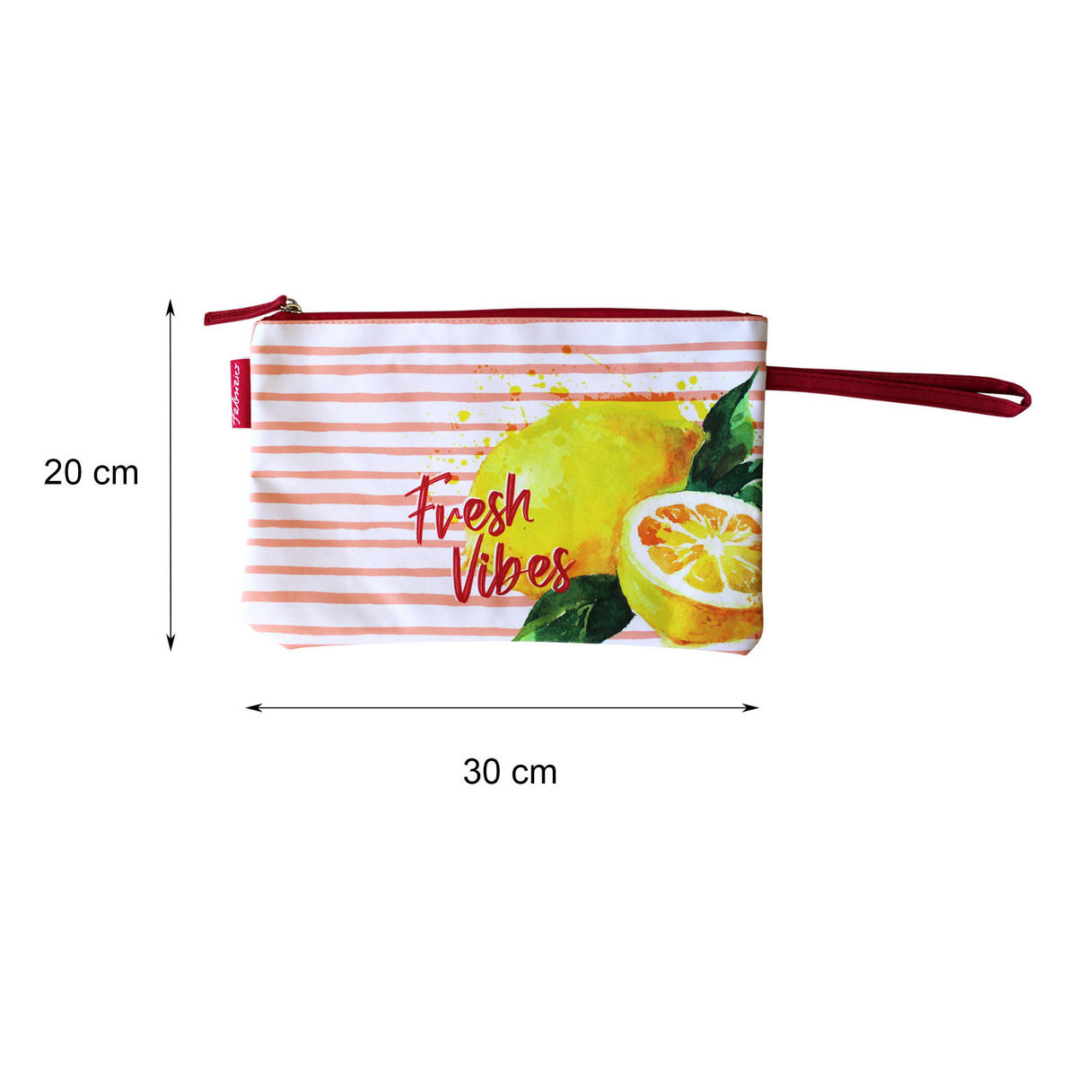 BIKINI WETBAG Fresh Vibes Lachs Badetasche wasserdichte Nasstasche - Rosa, Kunststoff (20/20/30cm) - TiborTex