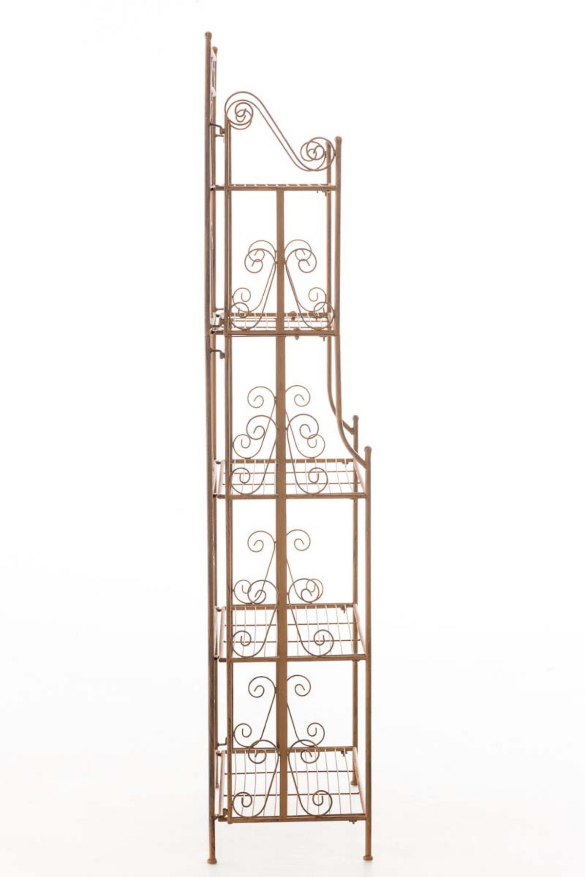 STANDREGAL Cio antik braun - Braun, Metall (74.5/173/34.5cm) - TPFGarden