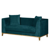 2-SITZER SOFA - Petrol, Textil (180/79/82cm) - home24