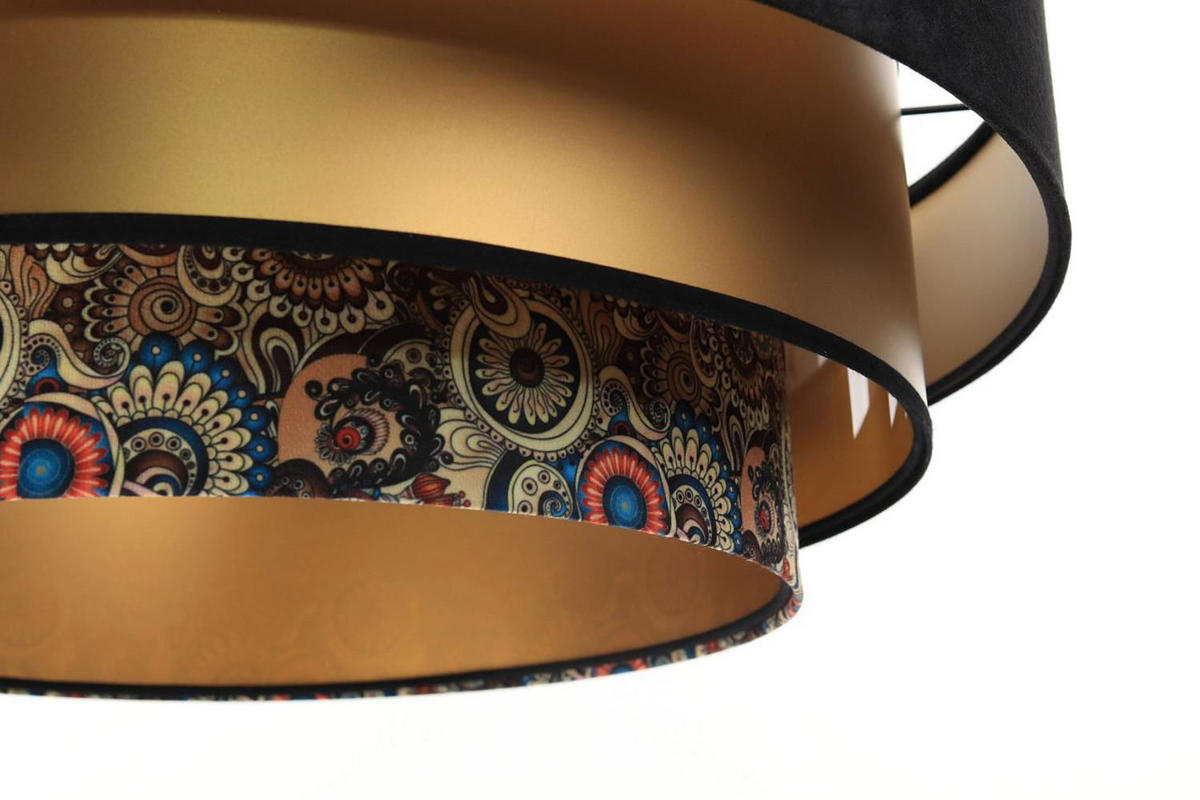 HÄNGELEUCHTE Gold 60/20 cm - Goldfarben, Kunststoff (60/1/20cm) - ONZENO
