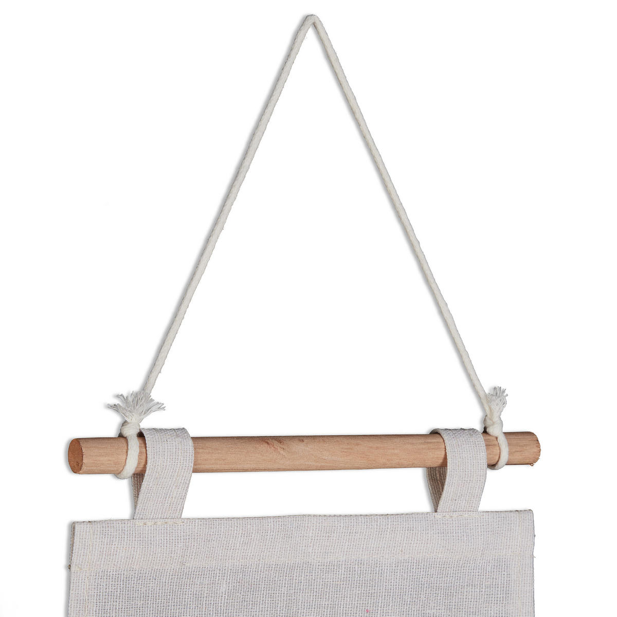 ZÁVĚSNÝ organizér - různobarevná, dřevo/textil (20/74/8cm) - Relaxdays