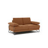 SOFA LORI 2-Sitzer, orange - Schwarz/Orange, Holzwerkstoff/Textil (185/87/96cm) - Courtois Laville