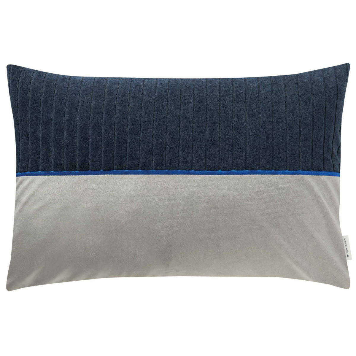 ZIERKISSENHÜLLE DEKOKISSENHÜLLE CORD - Titanfarben, Textil (58/38cm) - Tom Tailor