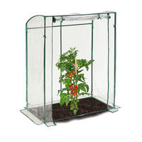 TOMATENGEWÄCHSHAUS - Transparent, Kunststoff/Metall (130/170/75cm) - Relaxdays