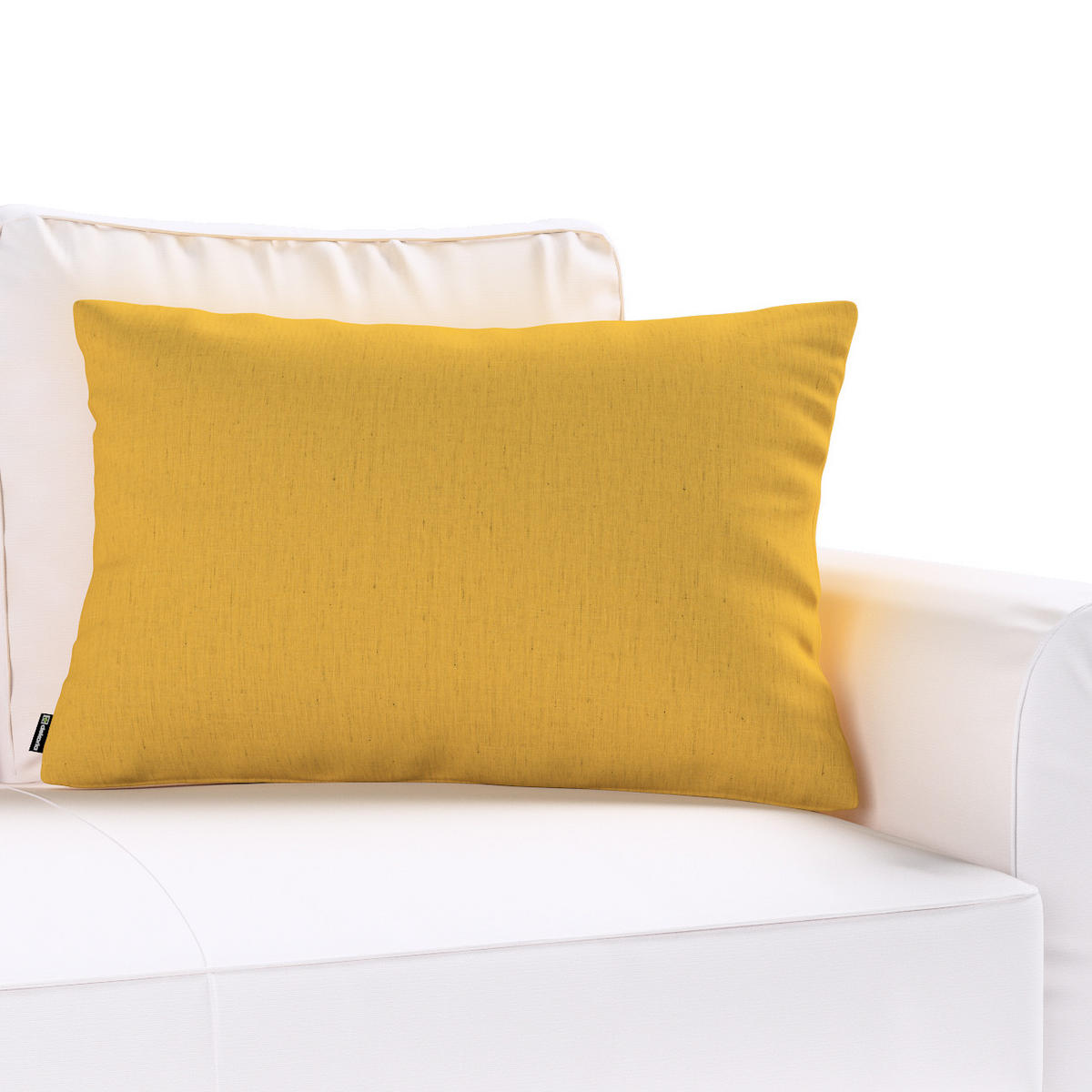 KISSENHÜLLE Leinen honiggelb, 60x40 cm - Gelb, Textil (60/40cm) - Dekoria