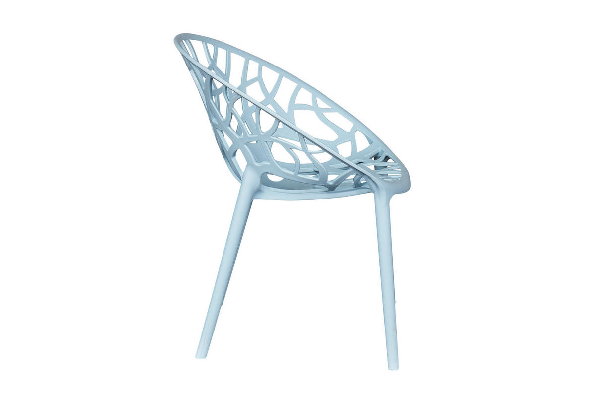 STAPELSTUHL Bilby 62x58x80 cm, Kunststoff, Blau - Blau, Kunststoff (58/80/62cm) - dasmöbelwerk