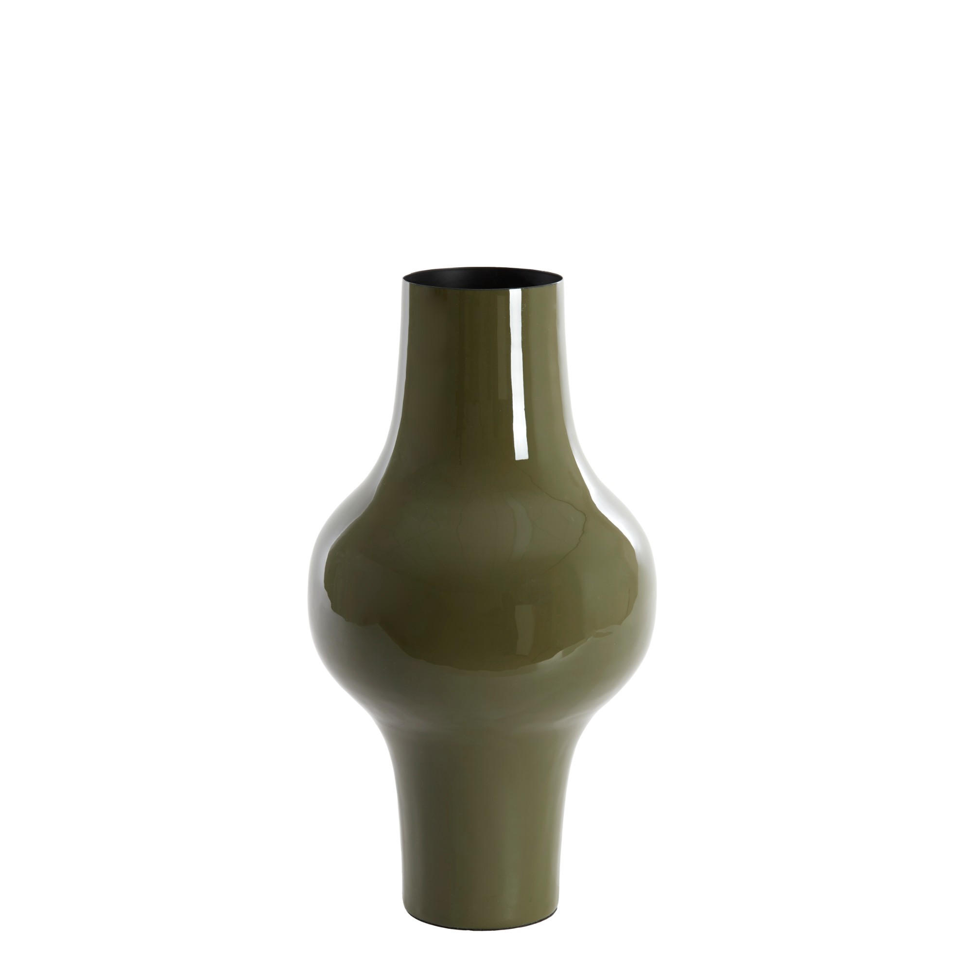 VASE Sindo Grün 22/22/40 cm - Grün, Metall (40cm) - Light & Living