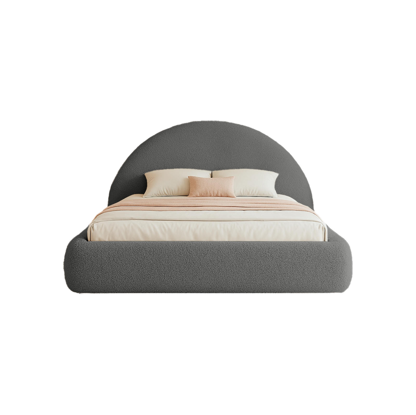 Fedve POLSTRBED SCAFA 180x200 cm, Tmavě šedá