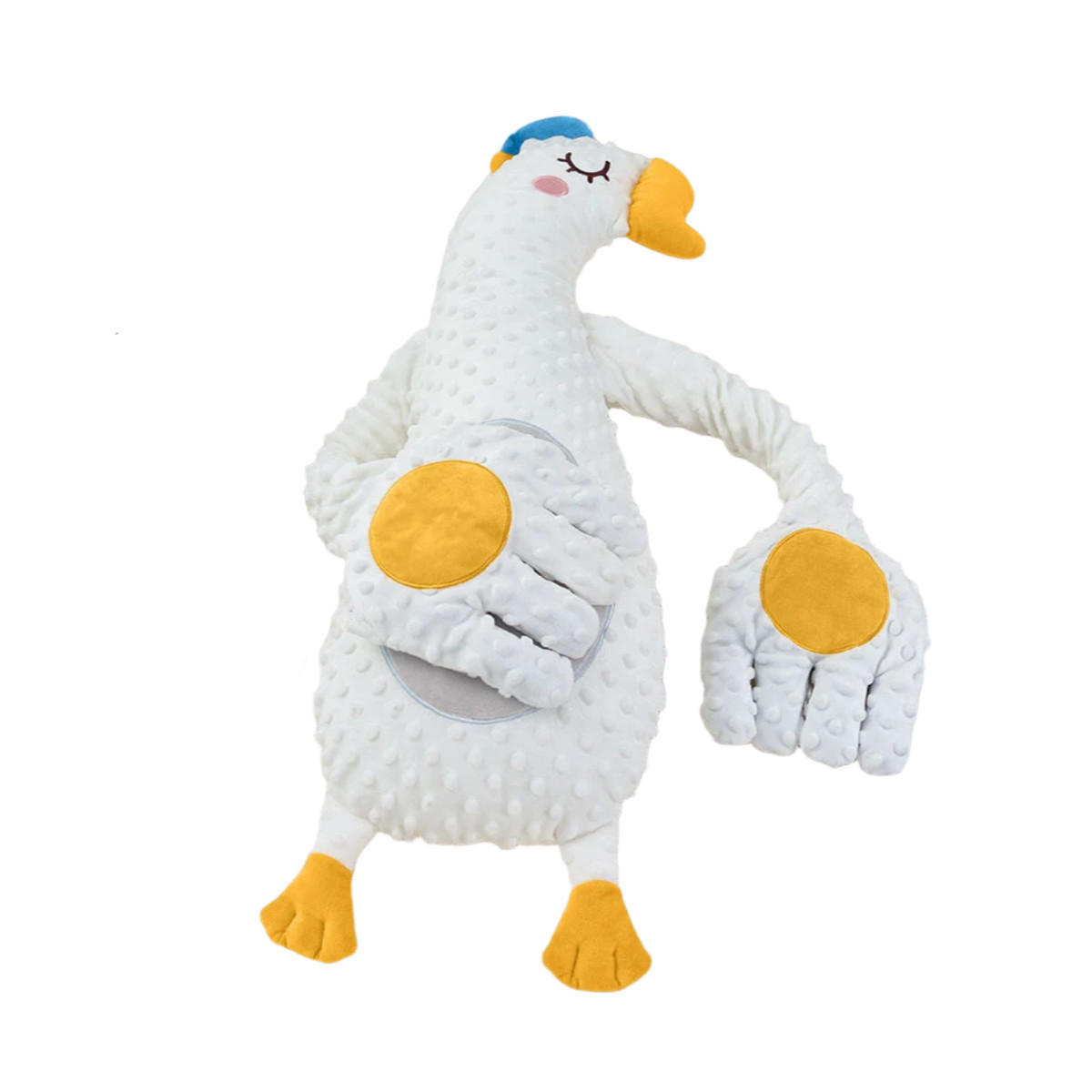 KUSCHELTIER 28/10/64 cm - Weiß, Textil (28/64cm) - Authentics