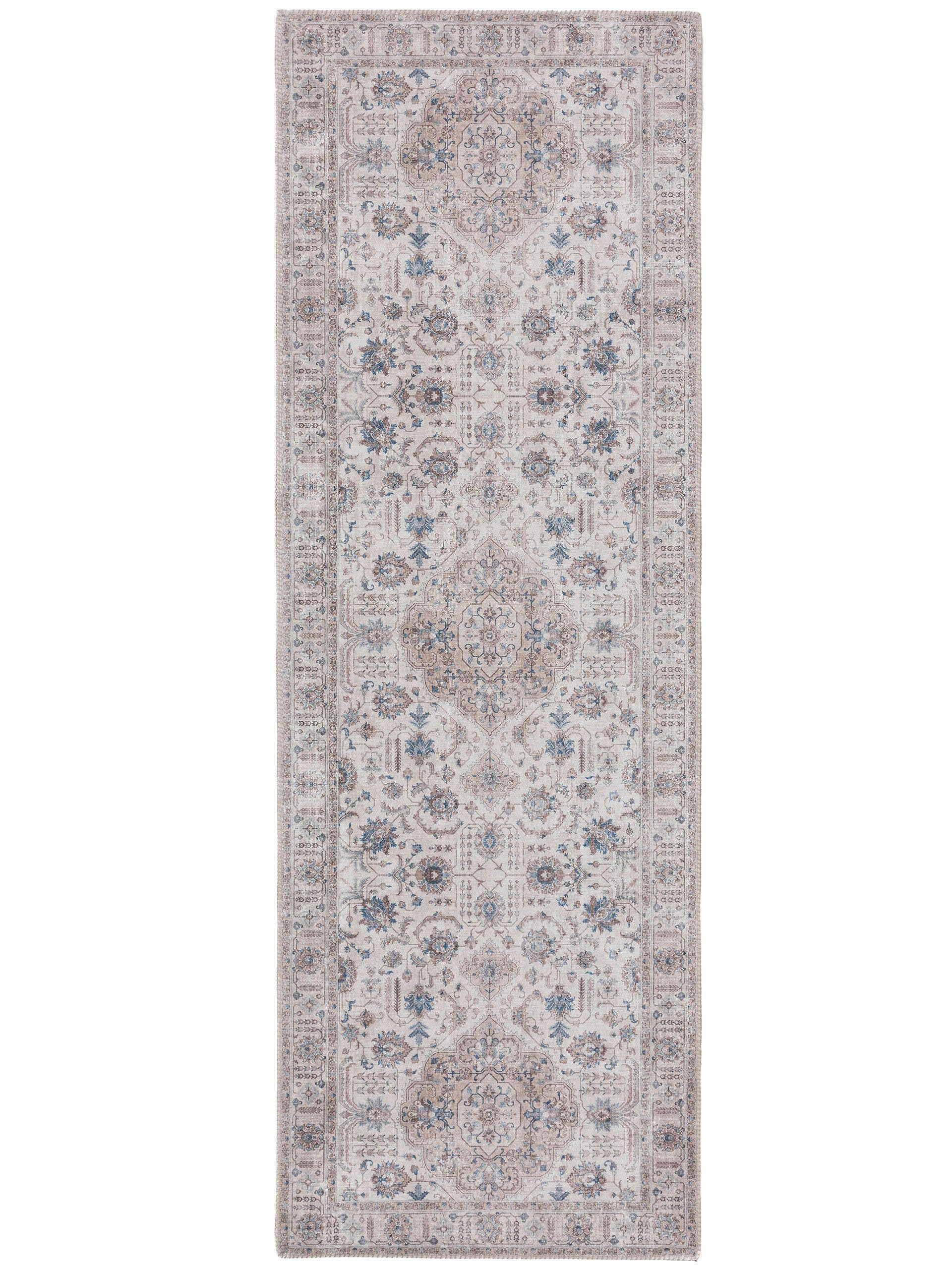 LÄUFER Laury Beige 80x240 cm - Beige, Textil (80/240cm) - benuta Pop