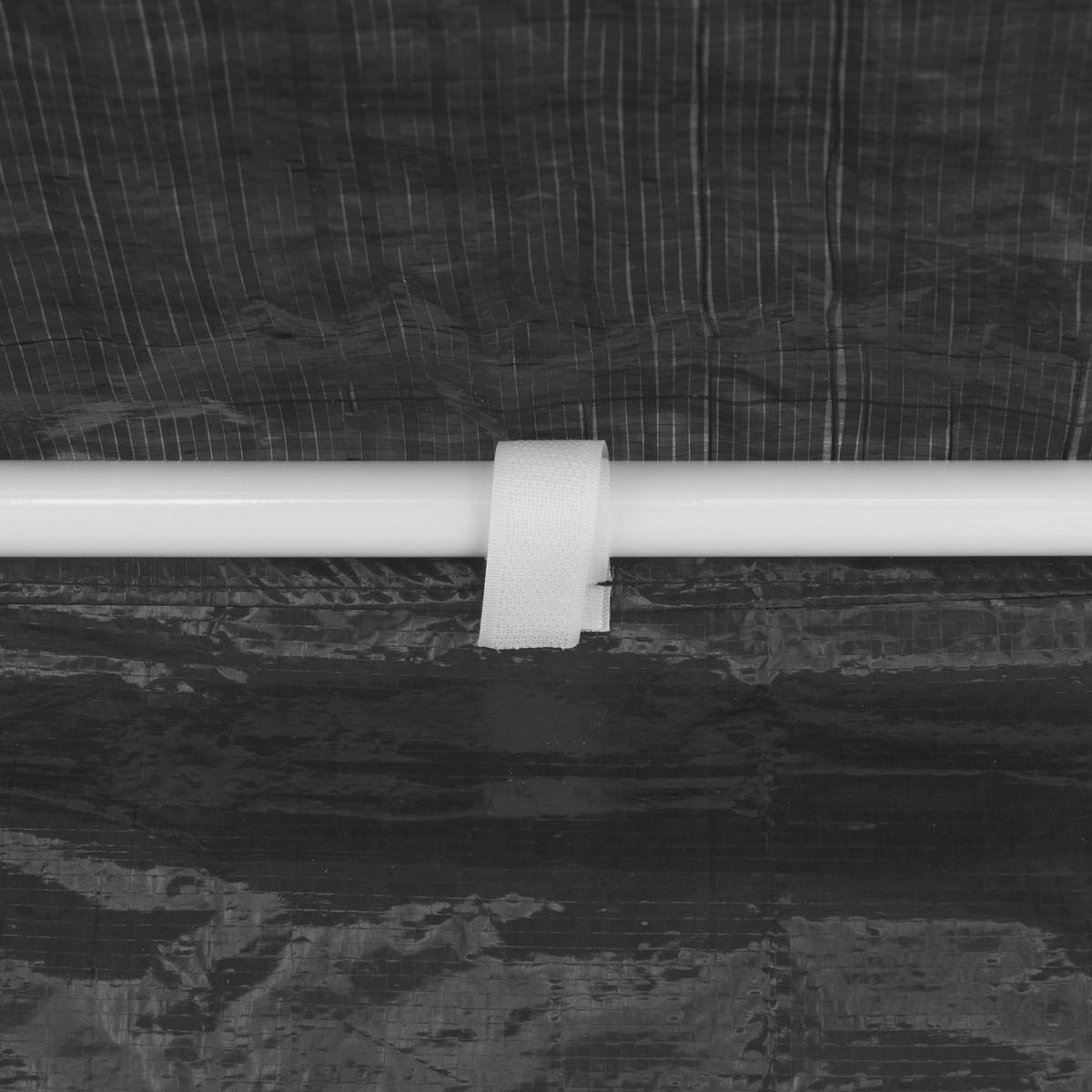 4xPAVILLON-SEITENWAND - Grau, Kunststoff (300/200/0.1cm) - Relaxdays