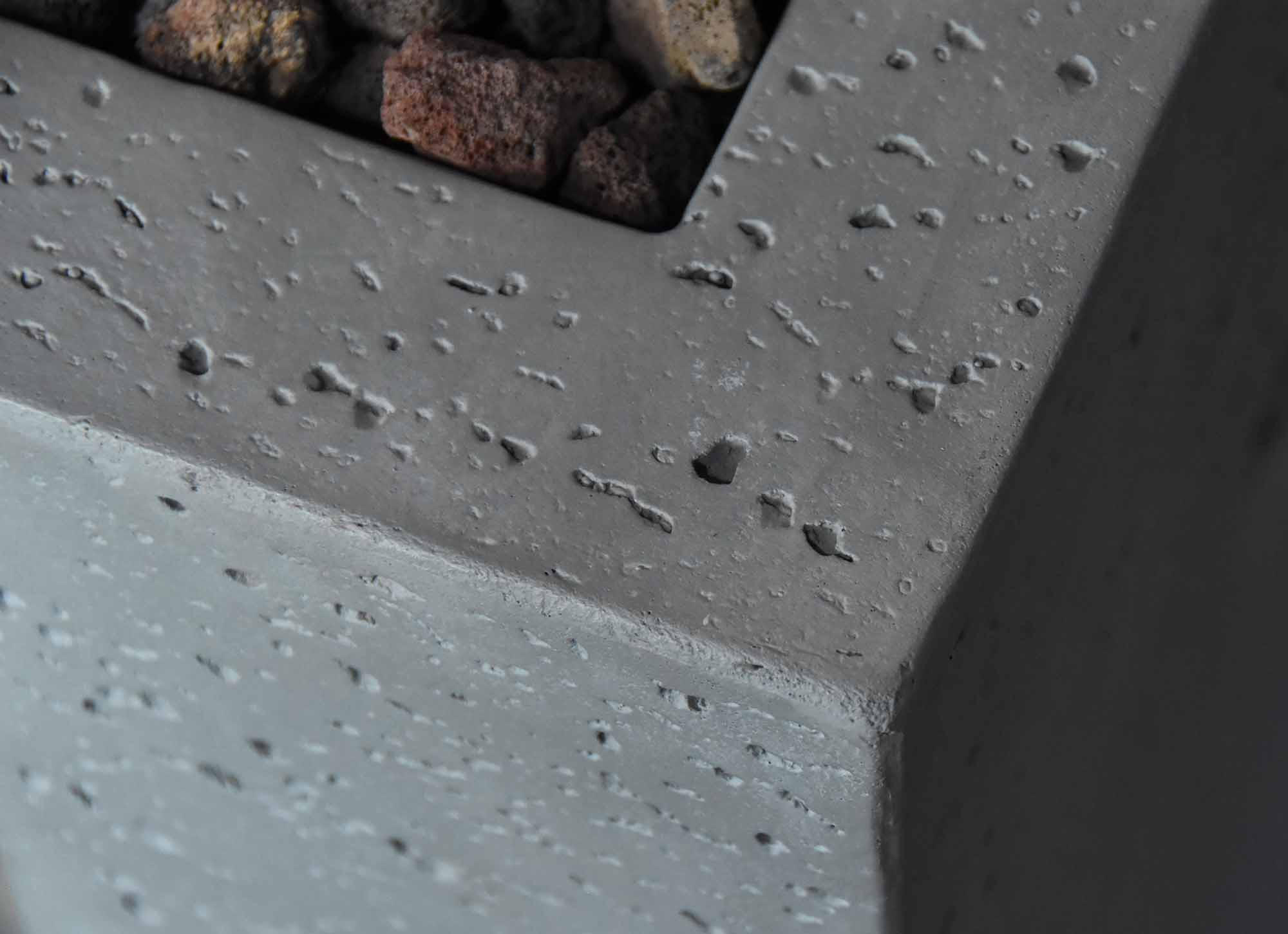FEUERSTELLE Kelut in Naturstein-Optik grau aus Faserbeton - Grau, Stein (52/78/52cm) - Elementi