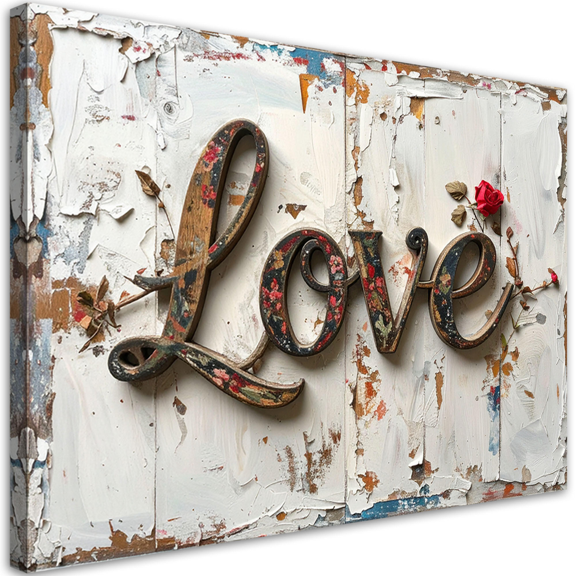 Feeby Leinwandbild Beige 90x60 cm