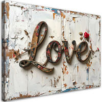 LEINWANDBILD Inschriften und Zitate 120x80cm - Beige, Textil (120/80cm) - Feeby