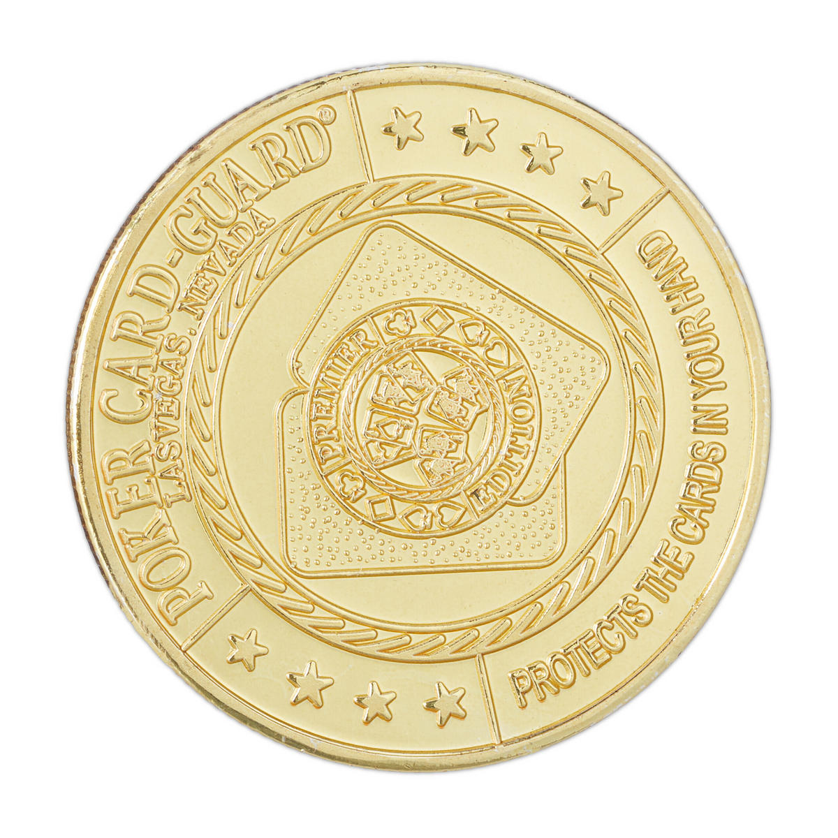 3-TLG.POKERBUTTON-SET - Multicolor, Metall (4/4cm) - Relaxdays