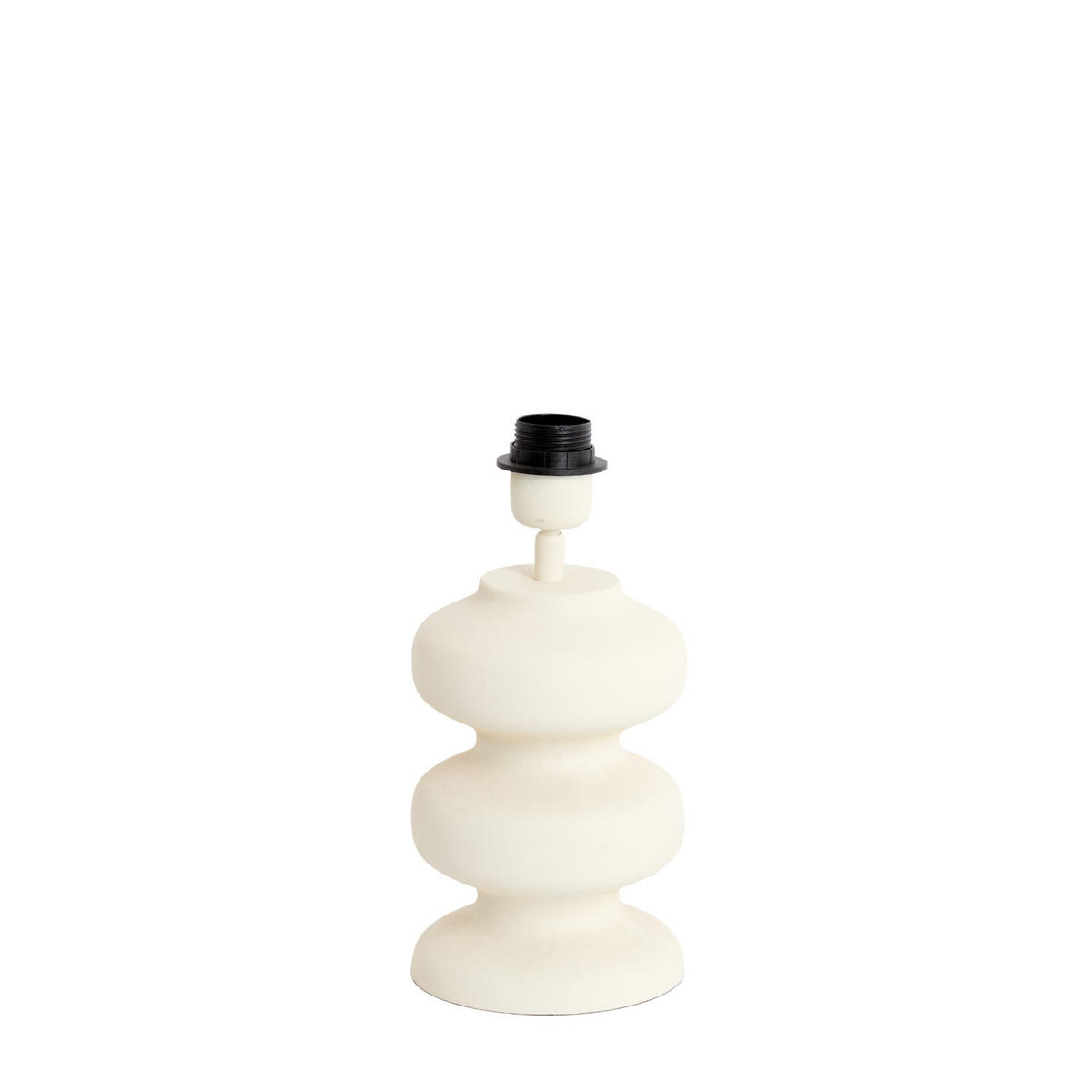 LAMPENFUSS Soroca Weiß 15/15/24 cm - Weiß, Metall (15/15/24cm) - Light & Living