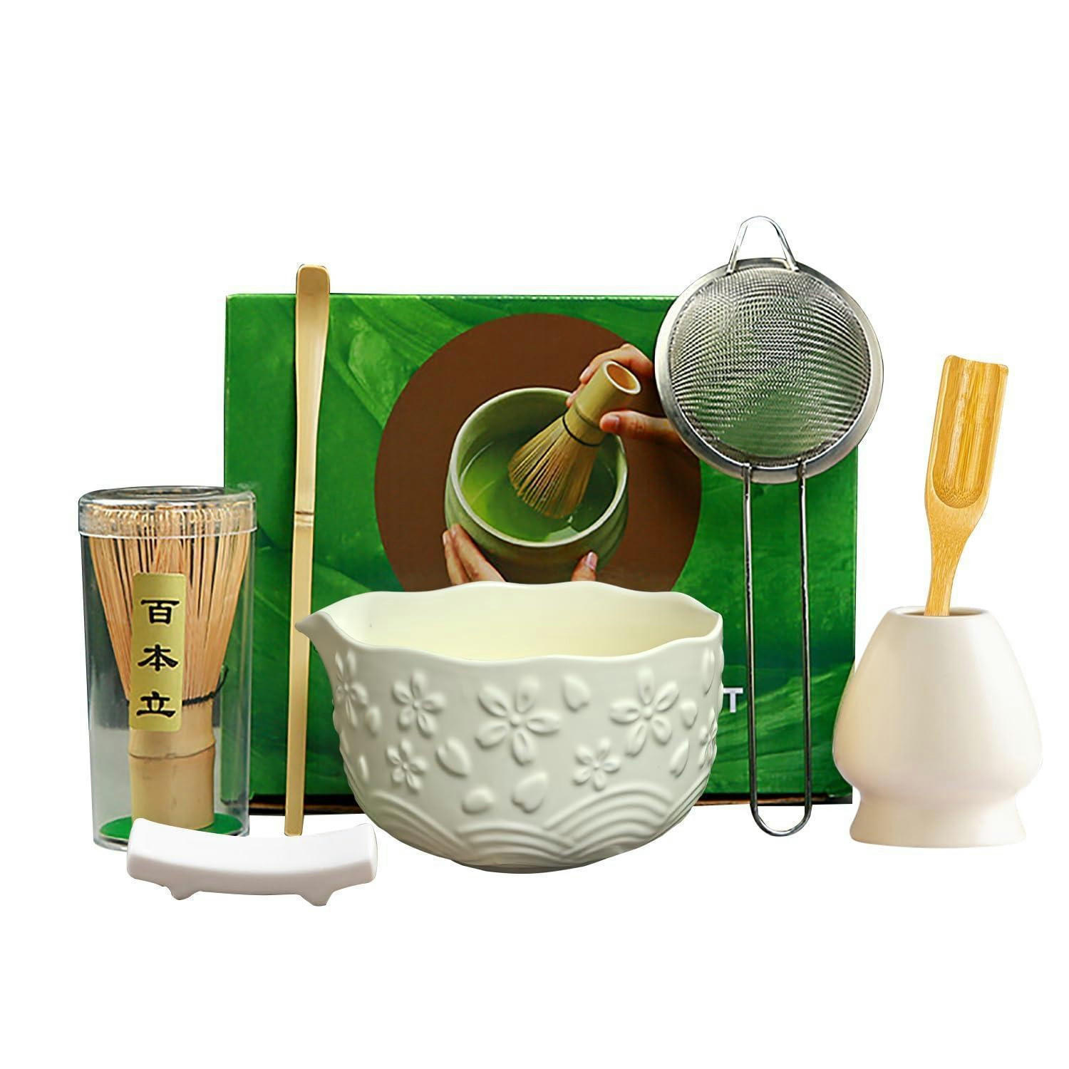 MATCHA Tee Set 7-teilig Beige Weiß - Beige, Keramik (7/1.5/14cm)