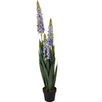 KÜNSTLICHE LUPINE im Topf 120 cm - Lila, Kunststoff (120cm) - Home Styling Collection