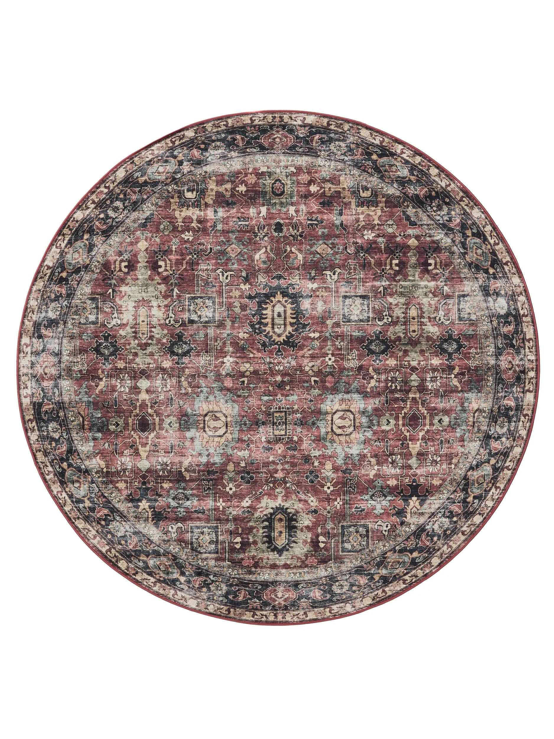 PRALNA preproga George večbarvna ø 160 cm - večbarvno, umetna masa (160/160cm) - benuta