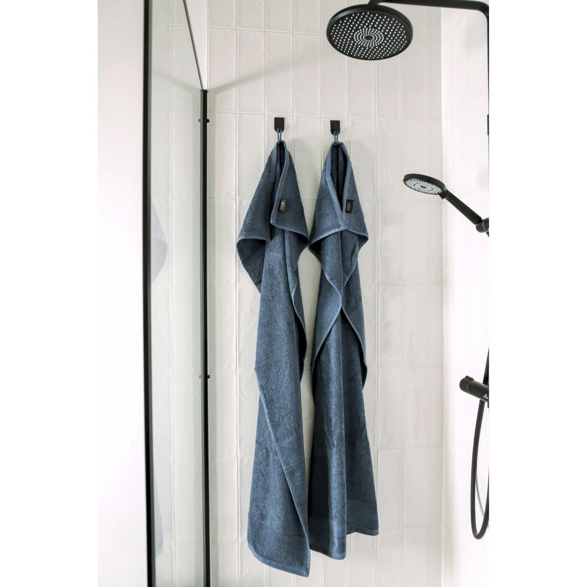 HANDTUCH SET SENSE 5tlg. - Blau, Textil (50/100cm) - Schöner Wohnen