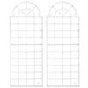 RANKGITTER 2er Set Metall antik weiß - Weiß, Metall (70/180/1cm) - CLP