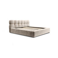 POLSTERBETT Grove In Ditra - Beige, Holzwerkstoff/Textil (160/200cm) - Fun Möbel