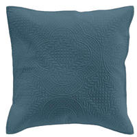 DEKO-KISSENBEZUG mit Muster Romane 40/40/0,5 cm - Blau, Textil (40/40cm) - Douceur d´intérieur