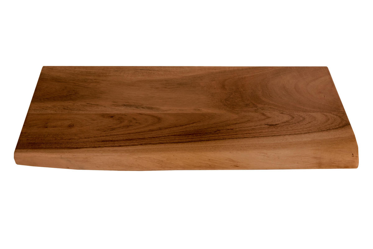 WANDREGAL AMANDA - Braun/Akaziefarben, Holz (40/3/20cm) - SAM