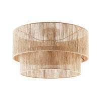 DECKENLEUCHTE Lignea Lux Aus Jute ,45 x 25 cm ,braun - Braun, Metall (45/45/27.5cm) - tectake