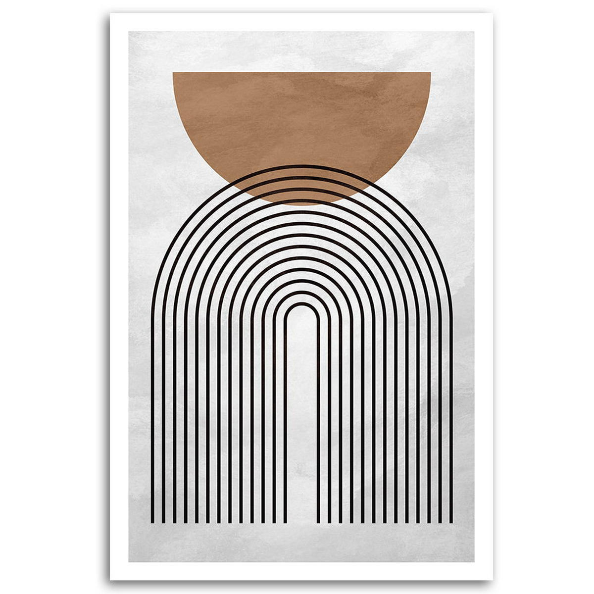 KUNSTDRUCK Grau 70/100 cm - Grau, Textil (70/100cm) - KUNSTLOFT