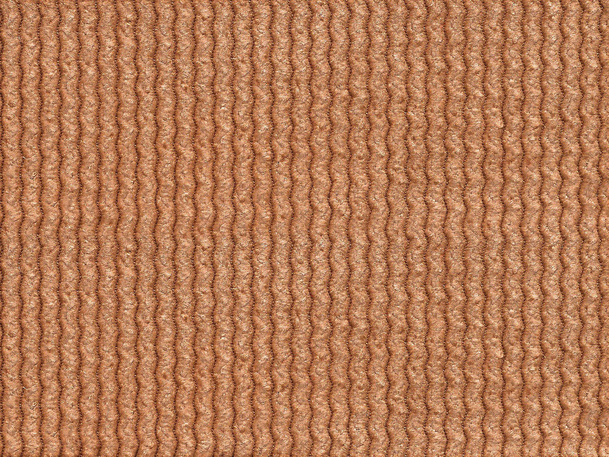 SOFA - 3 Personen - samt - terracotta Pogni - Terracotta, Kunststoff/Textil (205/73/97cm) - Vente-Unique