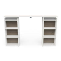 KOPFTEIL UND LATTENROSTSCHUTZ clyde weiss - Eschefarben, Holzwerkstoff (21.6/87.7/44.9cm) - Calicosy