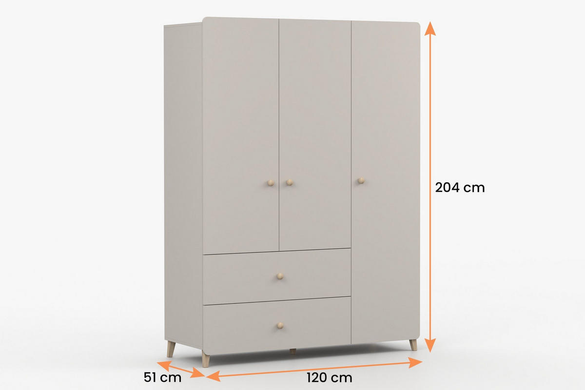 JUGENDZIMMER-SET MARCO C 4-teilig in Kaschmir - Kaschmir, Holzwerkstoff (310/204/51cm) - Deine Möbel 24