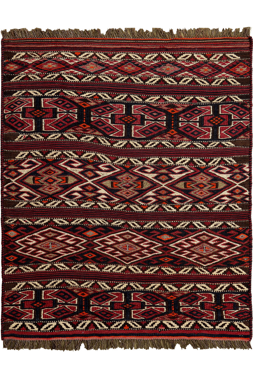 Looma Kelim-Teppich Mehrfarbig 76x93 cm