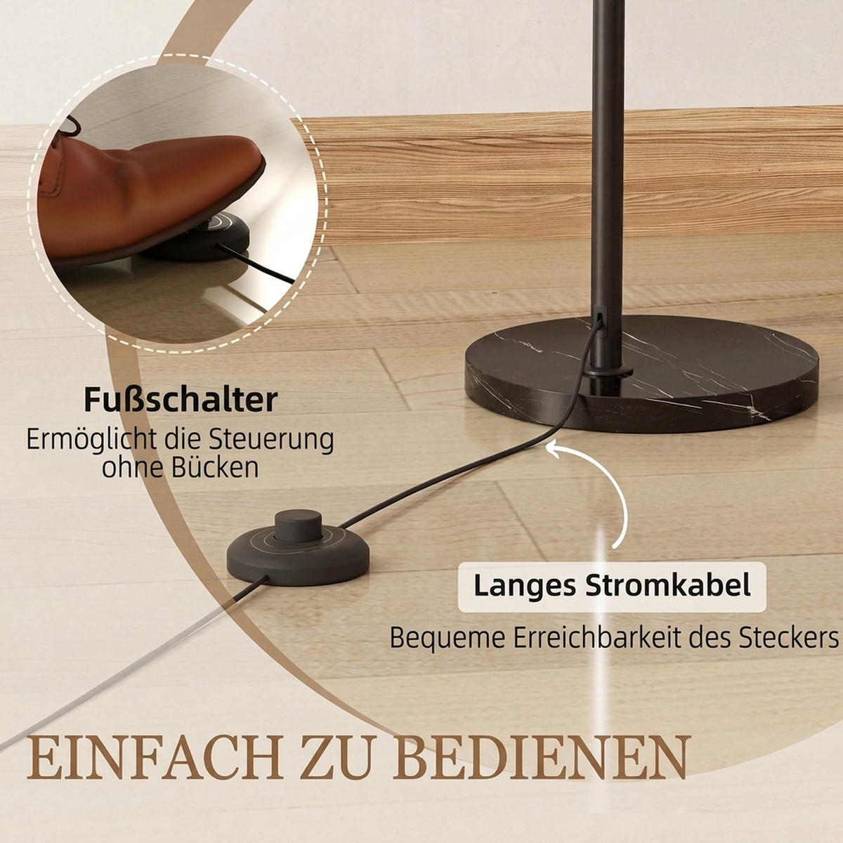 STEHLAMPE Metall Grau - Grau, Metall (90/26/180cm) - HOMCOM