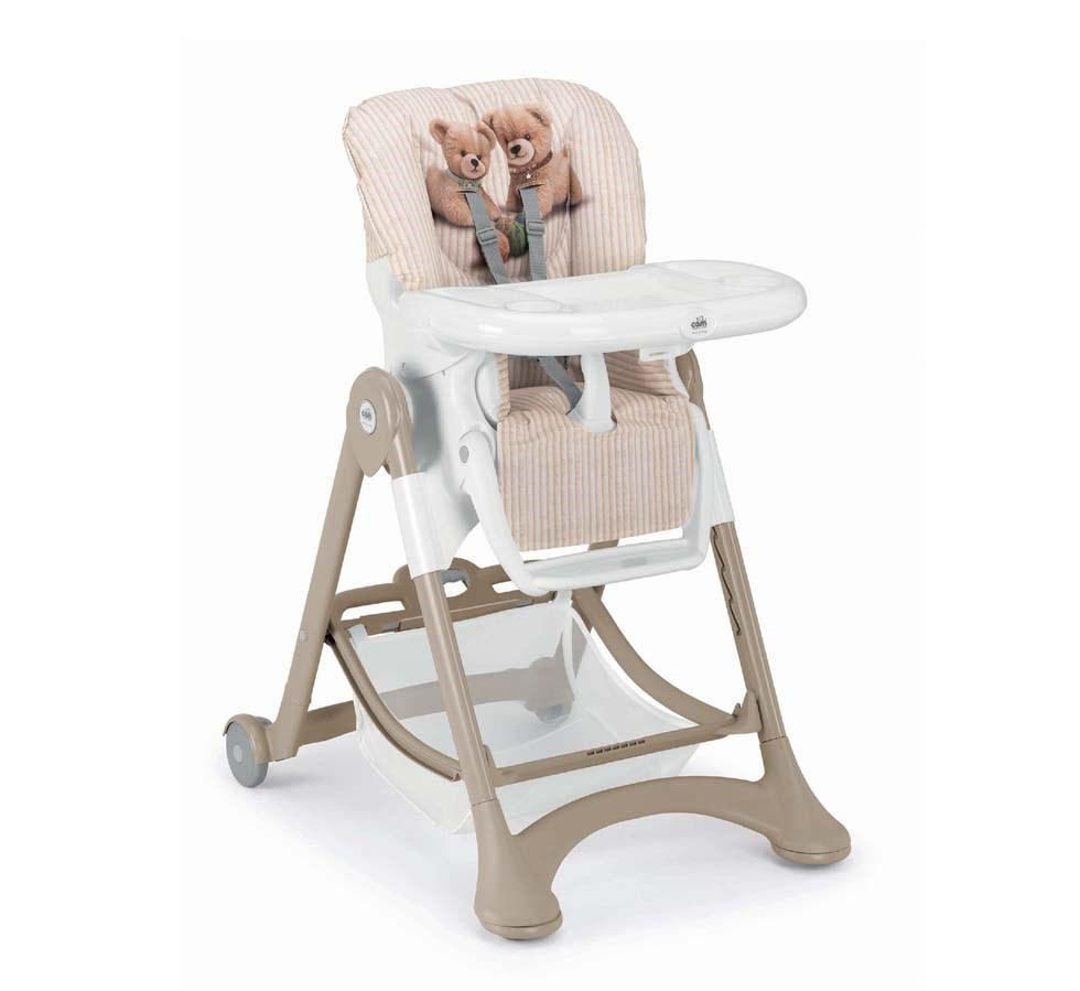 KINDER-HOCHSTUHL Campione - Weiß, Kunststoff/Textil (307/980/627cm) - Cam il Mondo del Bambino S.p.A.